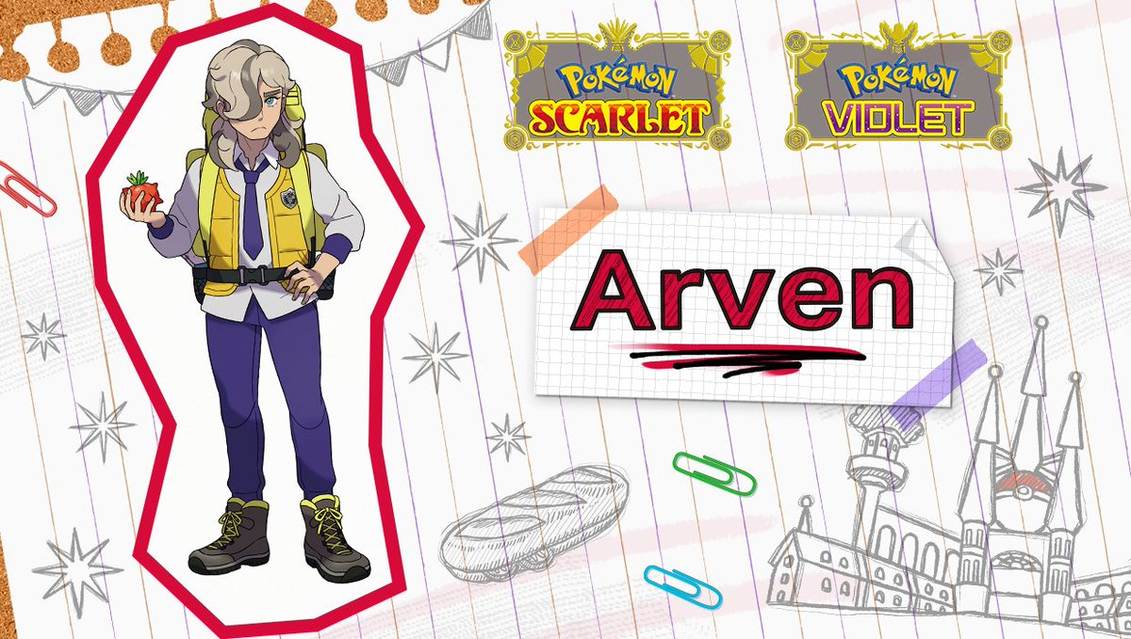 KristopherFerg7's tweet image. Arven, an upperclassman at the academy, is good at cooking—but not at Pokémon battles. He’s researching healthy recipes that help🥺🥺🥺 #スマホゲーム #gaming #Pokemon #games #PokemonEscarlataVioleta #PokemonWeltmeisterschaften #GOSnapshot  
Original: PokemonNewsUK