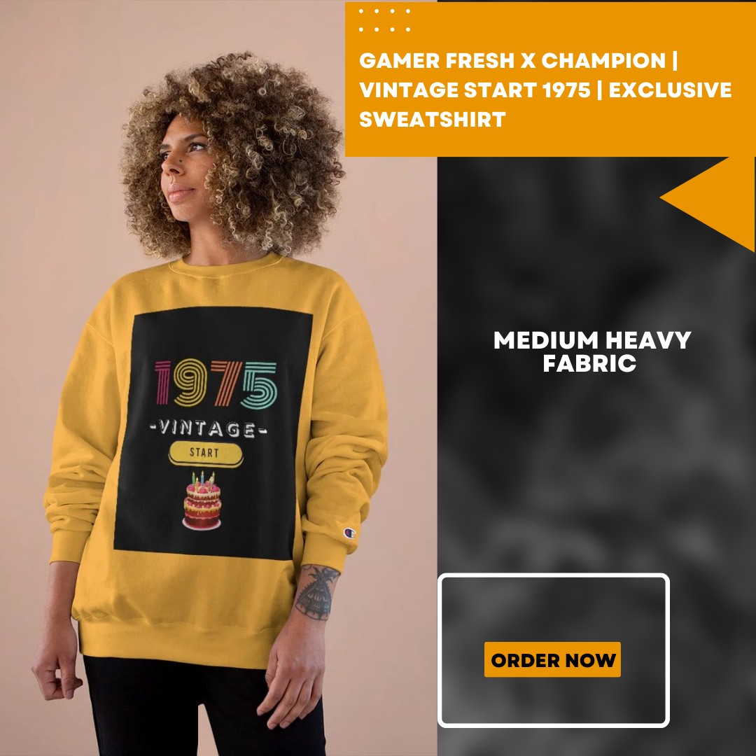 GamerFreshStore's tweet photo. We wanted this sweatshirt to represent the chill mindset we embody at Gamer Fresh, while retaining the ideals of being great at what you do that the Champion brand stands for. 
-
-
-
Shop now
https://t.co/55ezcyNBxI
#GamerFresh #Champion #VintageStart1975 #ExclusiveSweatshirt https://t.co/YK7qknuN5O