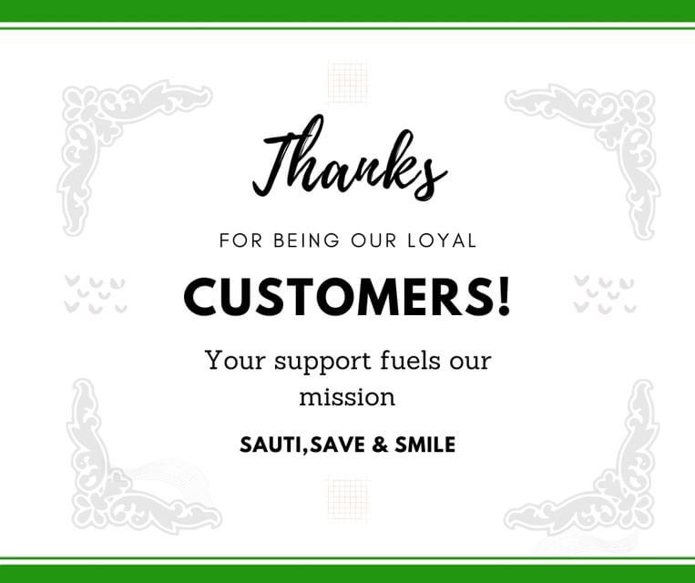 SautiSaccoLtd's tweet photo. Happy Customer Service Week! We are excited to celebrate with you!
#customerserviceweek
#sautisaccoltd
#saveandsmile https://t.co/fnx4cttqxF