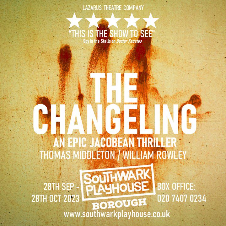 We’re on until the 28th October, come check us out!
#theChangeling 
#lazarustheatrecompany