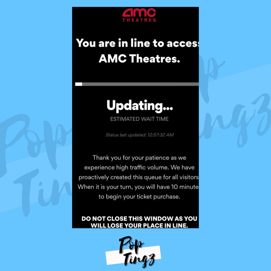 Due to high demand, AMC Theatres has placed fans in a queue to purchase tickets for #RENAISSANCE: A FILM BY BEYONCÉ.