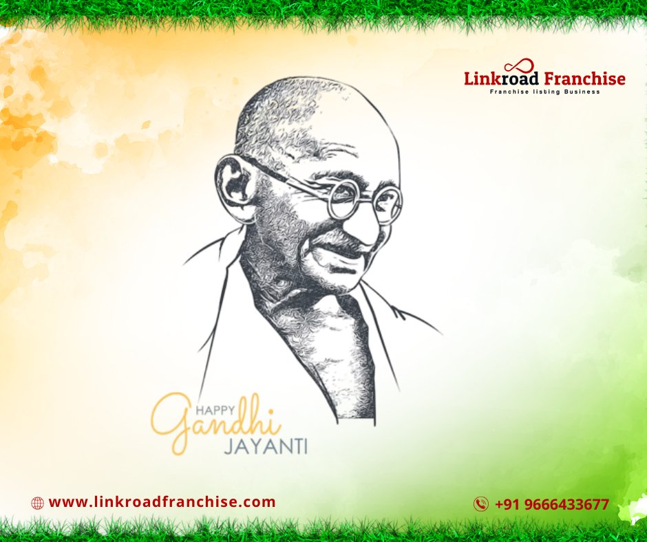 LinkroadF25360's tweet photo. Remembering Mahatma Gandhi on his birth anniversary. Let's incorporate his teachings of truth and integrity into our business practices. LinkRoad Franchise stands for ethical franchising. 

#GandhiJayanti #MahatmaGandhi #EthicalFranchising #linkroadfranchise https://t.co/IR8wTe0riH