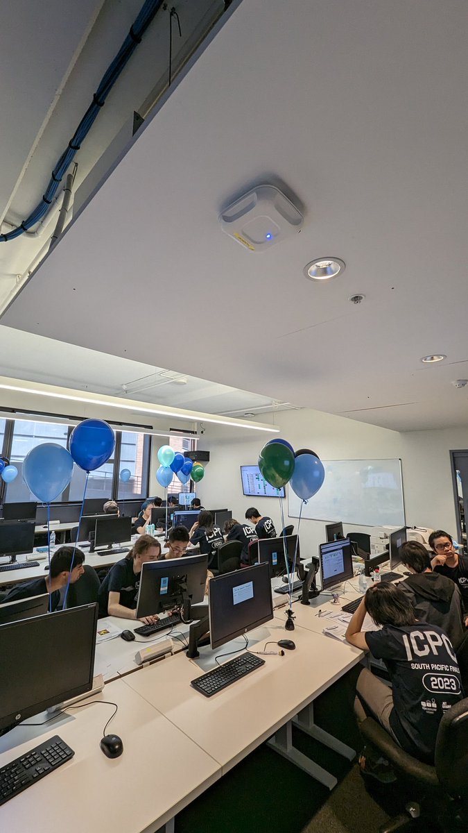 amostanls's tweet photo. South Pacific ICPC Regional Finals at UNSW https://t.co/kGsMOY60KS