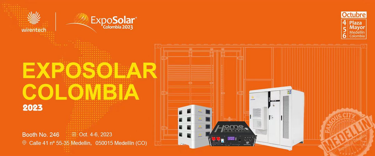 CrystalHua6's tweet photo. Welcome to our booth No.246 if you're here.ExpoSolar Colombia 2023!
UL1973, TUV IEC62619 are certified! https://t.co/RwfVDe7bdg