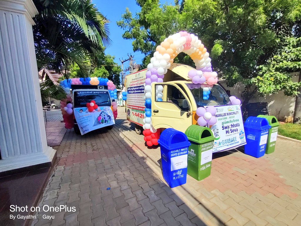 CommrPoonamall2's tweet photo. "Swachhatam Hi Seva" - 🚲Cycle Rally🏁 connected in PMLE MPTY 
#IndiaVsGarbage #SwachhBharatMission 
@SwachhBharatGov
@MoHUA_India 
@Secretary_MoHUA @Chengalpat20357
@RoopaMishra77
@mygovindia @SDMeena_IAS @mawsTamilnadu
#IndianSwachhataLeague #YouthVsGarbage #GarbageFreeIndia https://t.co/zYh1oRCkns