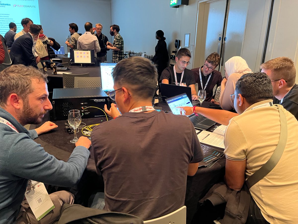 iPronics's tweet image. Our team participated in the Hack your Research! @ ECOC 2023 with a project to reduce photonics design cycles using the iPronics SmartLight technology. 
They successfully accomplished the rapid generation of photonic functions in minutes!
#programmablephotonics