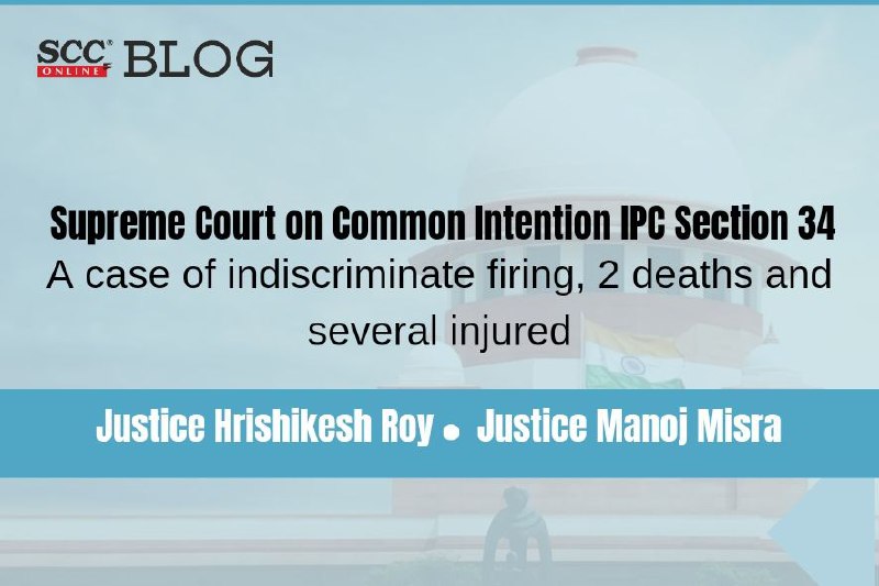 scconline_'s tweet image. Supreme Court on Common Intention IPC Section 34 | A case of indiscriminate firing, 2 deaths and several injured
scconline.com/blog/post/2023…

#SupremeCourt #Commonintention #IndianPenalCode #murder #Section34 #scconline #SCC #legalnews #scconlineblog #legalknowledge #legalblog