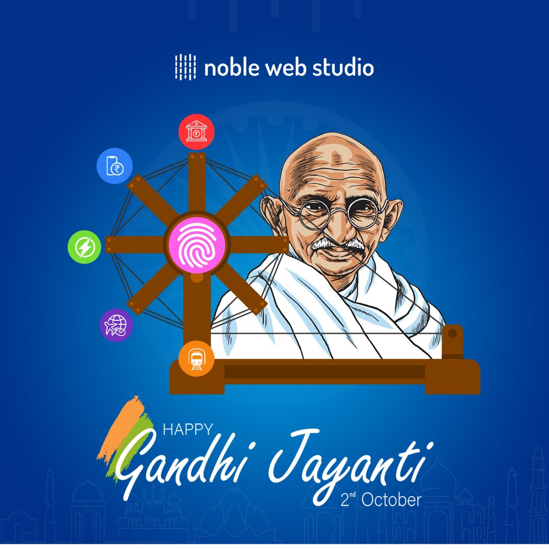 Noblewebstudio's tweet photo. Honouring the words of the great Mahatma Gandhi on his birth anniversary. Let's ensure that each step we take contributes to peace.

#GandhiJayanti #noblewebstudio #noblesoftware #noble https://t.co/52lTeDcOKO