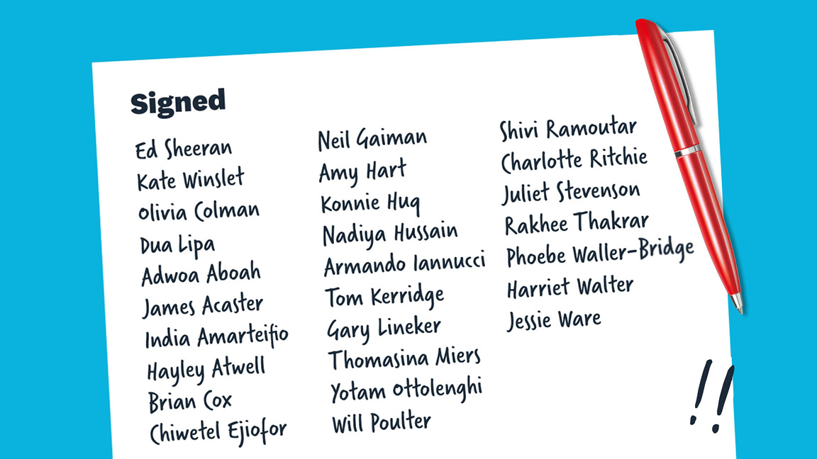 🚨BREAKING: 25+ celebrities back #FreeSchoolMealsForAll 🚨 They're joining tens of thousands of educators, parents and young people to call on @RishiSunak to extend Free School Meals to every child in primary school. Join us and sign the open letter ✍️bit.ly/3yUWP3w