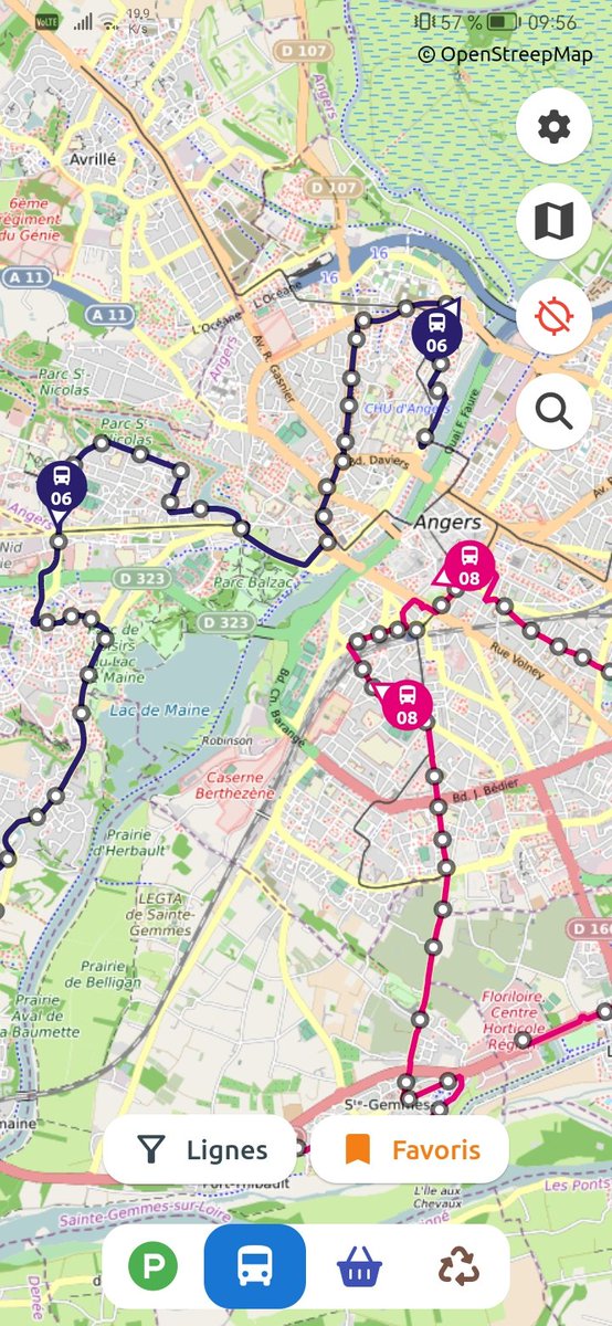 AngersMap's tweet image. Nouveauté sur AngersMap ce mois-ci : 
- Vous pouvez désormais visualiser le tracé des lignes de bus et de tram
- 13 nouvelles lignes ont été ajoutées (lignes 30 à 42)
Appli gratuite, sans pub :
play.google.com/store/apps/det…
@OpendataAngers @irigobustram  @Angers