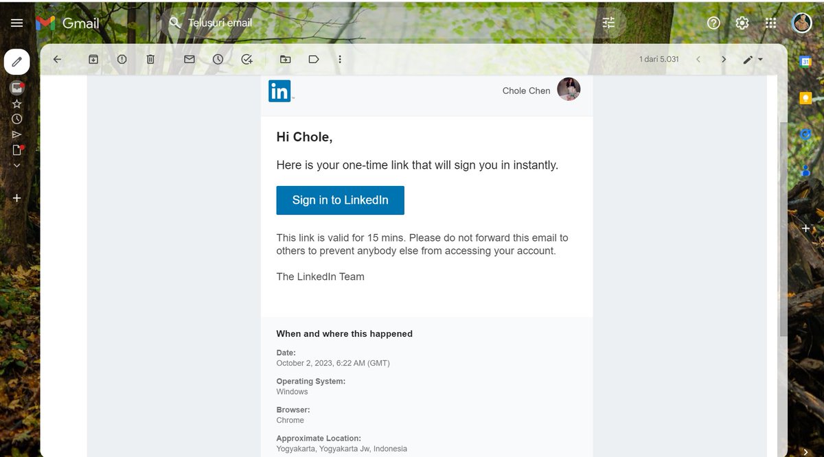Syarepet07's tweet photo. @LinkedInHelp Help me with my account which I have been waiting for several days, previously my account was hacked by an irresponsible person, can you help me please, look it my first time name syarif and now change become chole, please i need help🥲😢🙏 @LinkedIn @LinkedInHelp https://t.co/JsA1gePVLP