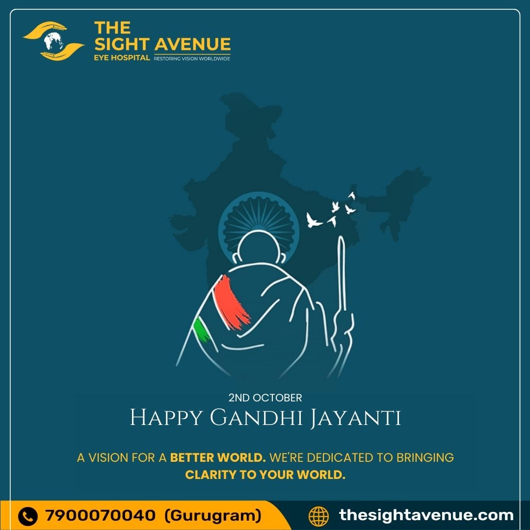 AvenueSight's tweet photo. Happy Gandhi Jayanti 🫸🫷
May this Jayanti brings clarity in everyone's life.

#thesightavenue #gandhijayanti #occasion #clarity #eyecare #2october2023 https://t.co/Y6AiFaCg93