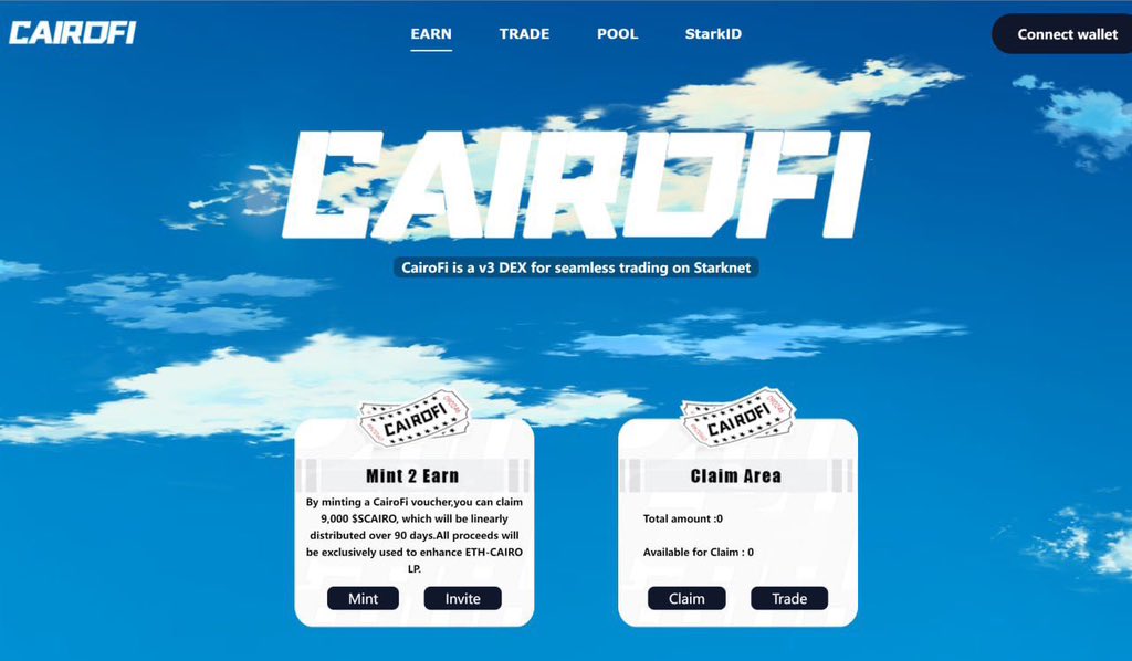 CairoFi | Starknet tweet media