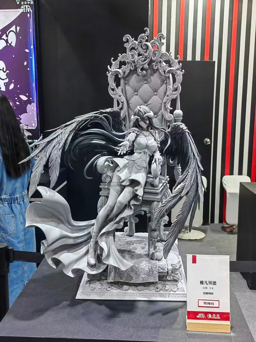 starexva's tweet photo. ＃ワンダーフェスティバル2023上海
出展情報②

アルベド
1/４スタチューの原型はWF2023上海に出展
E3館―A28にて、
皆様をお待ちしております。
ご来場の皆様、ぜひお越しください。
#WF2023上海　#スタチュー　#STAREXVA https://t.co/JhmkXytUgA