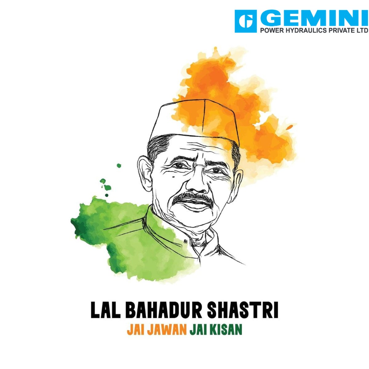 GeminiPowerHyd's tweet photo. "Today, we celebrate the birthdays of two great leaders who shaped the destiny of our nation. Mahatma Gandhi, the apostle of peace and truth, and Lal Bahadur Shastri, a symbol of simplicity and integrity. Their legacy lives on in our hearts and in the values they stood for. 🇮🇳✨ https://t.co/j7PCIxpbqO