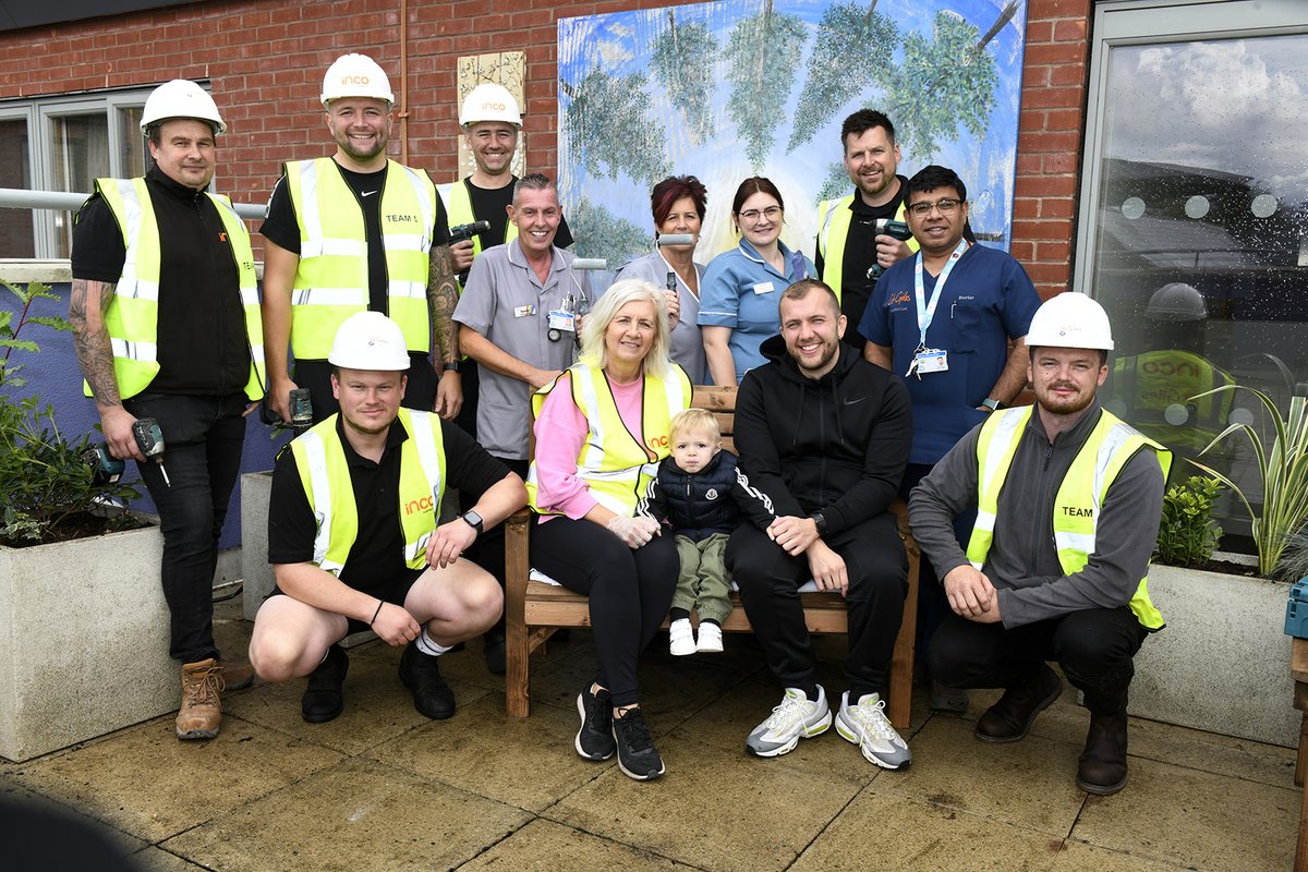 Staffordshire's @IncoContracts completes its own DIY SOS Challenge in memory of Paul Finch - giving @StGilesHospice a makeover in the process. #construction #charity daily-focus.co.uk/2023/09/inco-c…