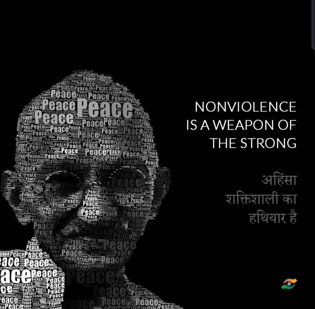 TheChamparan's tweet photo. On this day, we commemorate the birth anniversary of Mahatma Gandhi, the Father of our Nation, and a symbol of non-violence and freedom. 

Let's reflect on Bapu's profound teachings and strive for a world of peace and unity. 🙏🕊️ #GandhiJayanti #MahatmaGandhi #NonViolence https://t.co/NVesf6ecT1