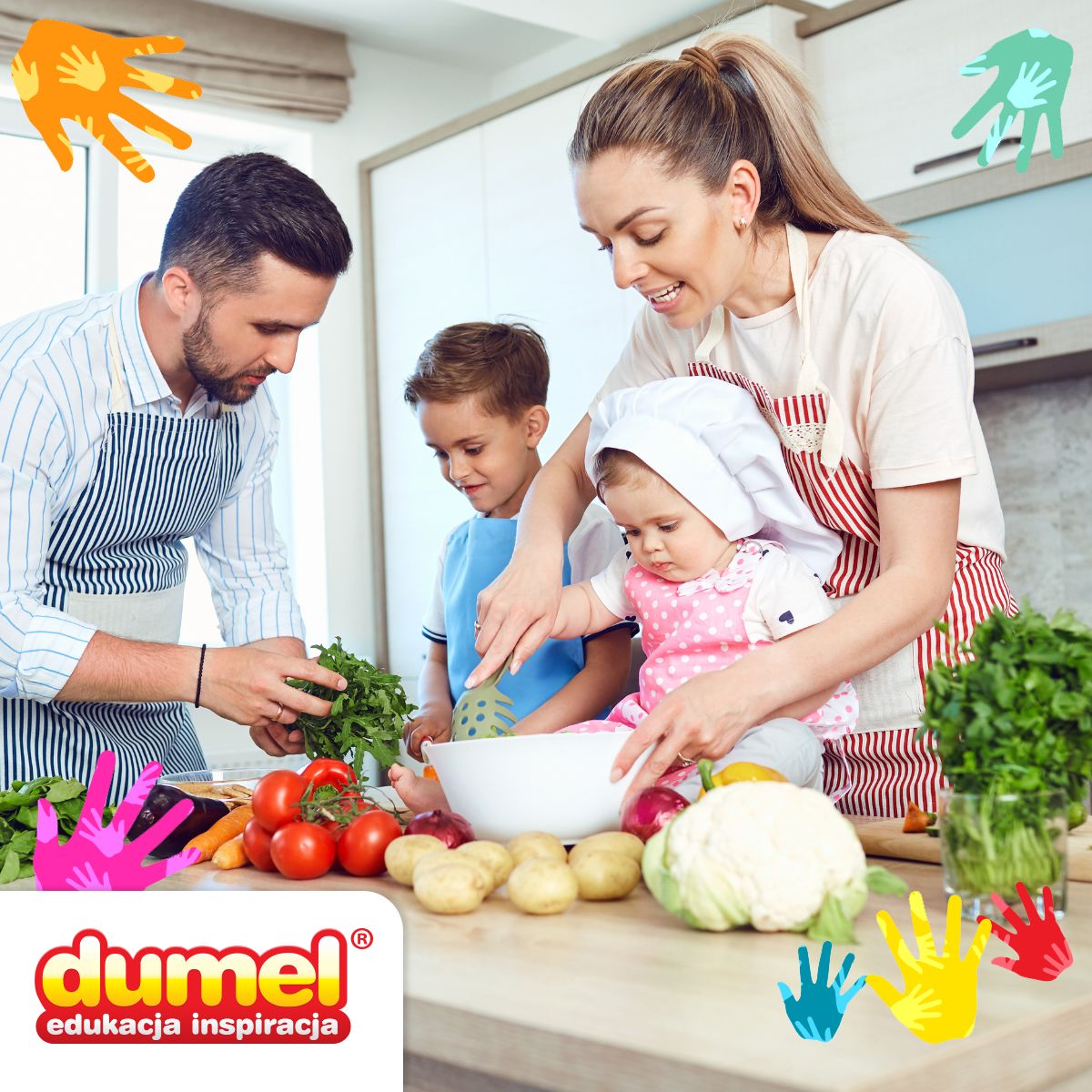 DUMELcompl's tweet photo. Wspólne gotowanie to świetna zabawa! 
Dajcie znać czy lubicie pichcić razem z dziećmi i jakie potrawy smakują Wam najbardziej 👩🏻‍🍳 https://t.co/jsytg1tsbA