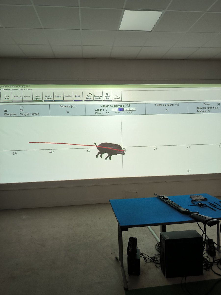 Visite réglementaire #NouvelleAquitaine au cinétir et à la gaine de tir avec les représentants de la #fdchasseurs19