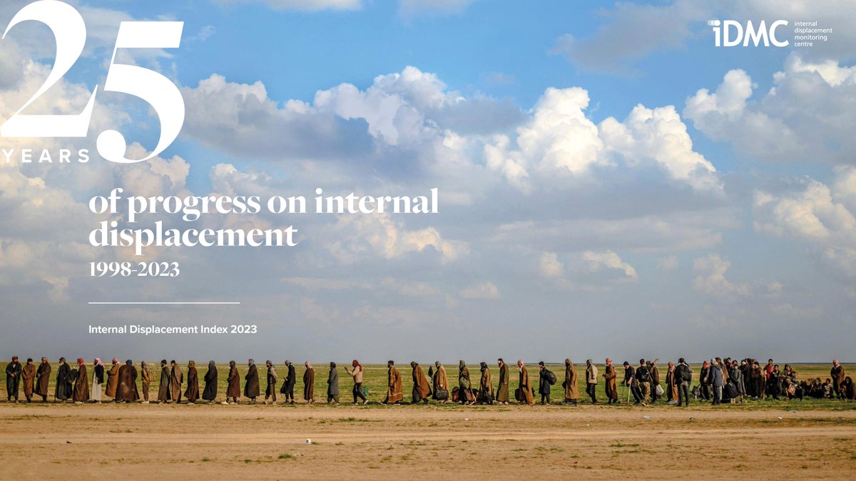 IDMC_Geneva's tweet photo. Our 4th interdisciplinary conference on internal displacement is today 15:00-17:00 CET - livestream available on our YouTube channel: https://t.co/rSG0p6MSB4
Join us as we examine 25 years of progress on internal displacement https://t.co/PbtdAGi73W