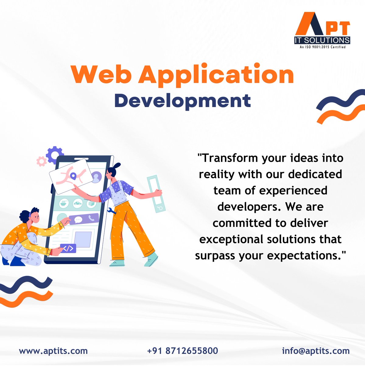 info_Aptits's tweet photo. Transform your vision into reality with our expert team of developers. We are committed to turning your ideas into exceptional solutions that go beyond your imagination. Let us help you bring your concepts to life.#aptits #development #appdev
#aptitsolutions #hyderabad #aptitshyd https://t.co/kk5GNWGESE