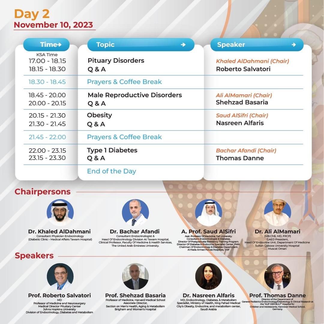 ALJUHANIDR's tweet image. احجز مكانك في،
الدورة الخليجية السابعة لمراجعة الغدد الصماء - الحدث الافتراضي
09 - 11 نوفمبر 2023

سجل الآن،

Book Your spot in the, 
7th Gulf Endocrine Review Course - Virtual Event
09 - 11th November 2023

Register Now,
zoom.us/webinar/regist…

GAED
#gaed  #thyroid #Endocrine