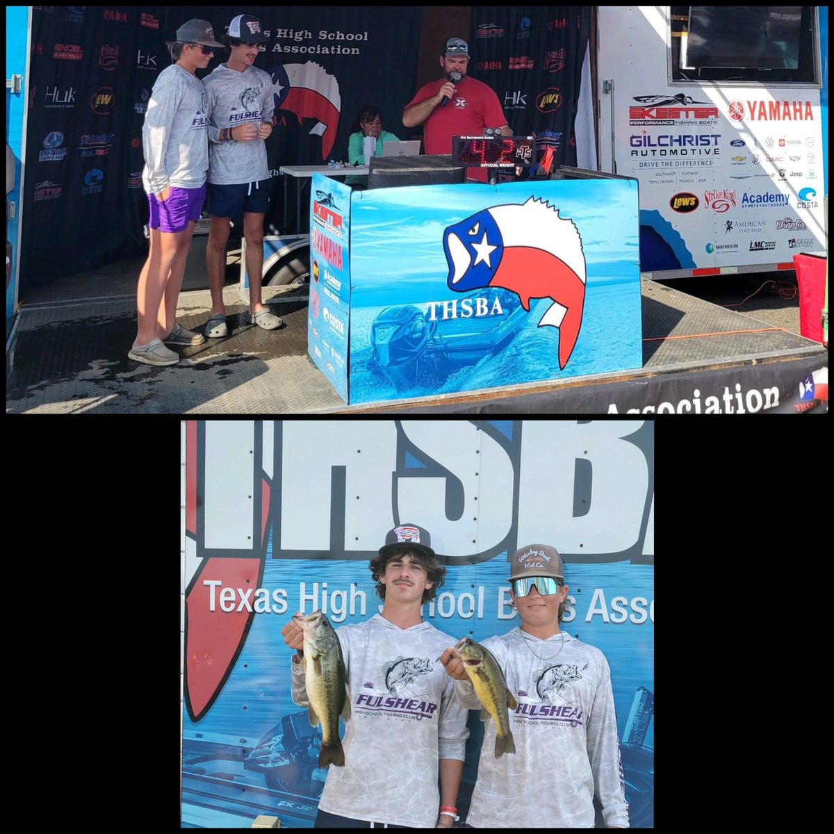 “Congrats to Brayden and Henderson and their Captain Jay for placing 37th out of 146 teams in their first tournament as a team at Toledo Bend.

The duo caught 2 keepers weighing in at 4.12 pounds. Great start to the season boys!”
📸/info from Jill Henderson Rives
<a href="/Fulshearfishing/">Fulshear High School Fishing Club</a>