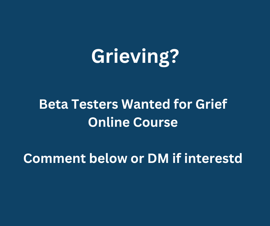 Interested in learning Holistic healing modalities, tools and techniques to navigate the grief journey? Drop me a yes in the comments or DM for more information. #Holistic #griefsupport