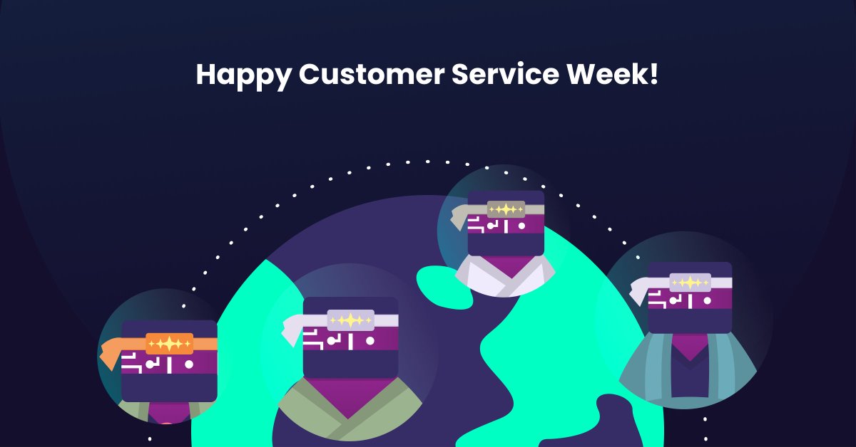 🌟 Happy Customer Service Week! 🌟

👏 Let's take a moment to celebrate and applaud our incredible customer service professionals! 🎉🙌

So here's to you, our Customer Service Rockstars! 🌠 

#customerserviceweek #supportheroes