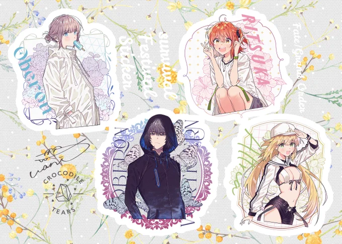 【サバフェスステッカー通販のおしらせ】

🐯とらのあな【https://t.co/sNsq4PaUZB】

大変おまたせしました…!😭
とらのあなさんでグッズ取り扱ってくださるみたいなので再販することにいたしました～!
B5サイズのシール用紙に4絵柄が入っております
どうぞよろしくお願いいたします🙇‍♀️💖💖💖 
