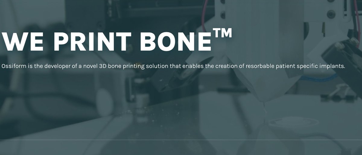 Did you know that it's possible to now print bone? 😬

Pretty spectacular. 

Find out more here: ossiform.com

#Innovation #Future #Inspiration
