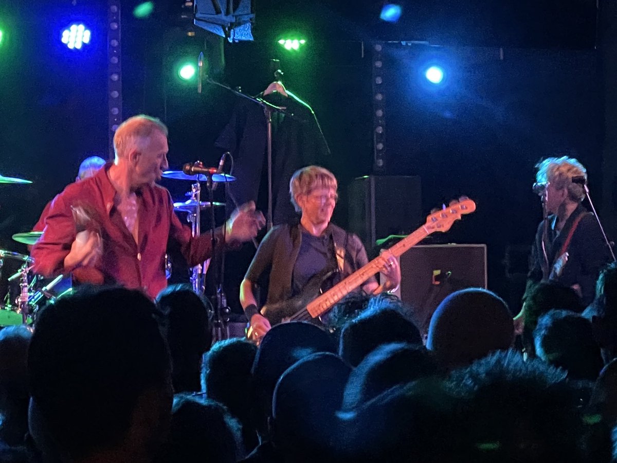 Great time at La Belle Angelle last night with @gangof4official. It’s only taken 44 years to manage to see them, but well worth the wait. Jon King and co on fine form with lots of ‘Entertainment’. Fantastic gig.