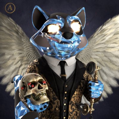 #NewProfilePic for the upcoming battle round about to commence for @RaccoonSyndicat I upgraded my diamond genus with a pair of wings. About to put him through the minter again for a diamond ring upgrade. All set & ready, how about you fellow #raccoons Squads set. 🥰😎🚀❤️🔥