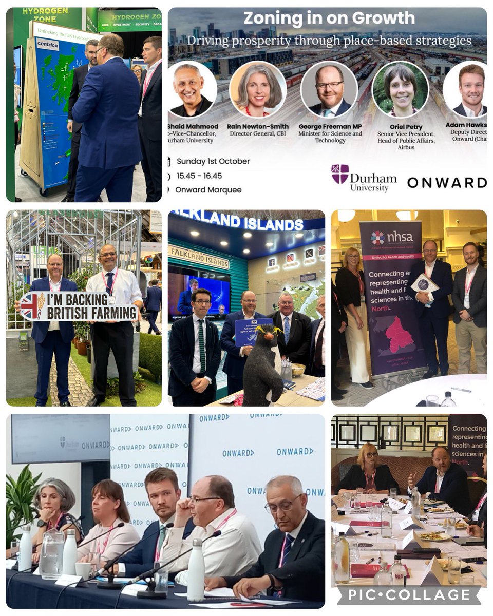 MPGeorgeFreeman's tweet photo. Day 1️⃣ of #CPC23 

First 3️⃣ of 1️⃣4️⃣ speaking events on the role of the Innovation Economy in driving
- Inward investment
- Levelling-Up
- Opportunity
- Productivity
for sustainable long term UK prosperity.

Thanks @ukonward @The_NHSA @durham_uni @NorthGritstone @CBItweets 🤝 https://t.co/Yz1Y5DHfUl