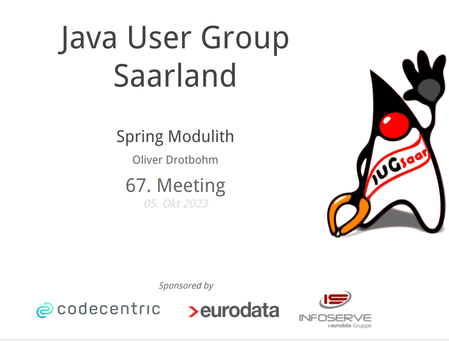 Java User Group Saarland tweet media