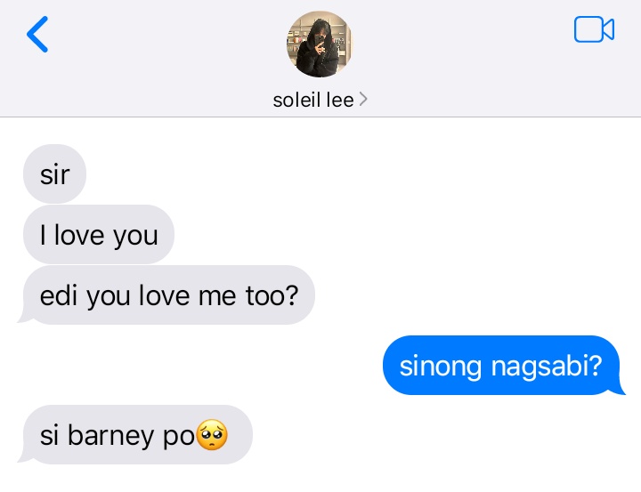 slvrcascade's tweet image. barney
#mahae au kung saan;
kasalanan daw ni barney kung bakit naniniwala si sol na mahal rin siya ng crush niyang si engineer max, ang instructor niya sa math.