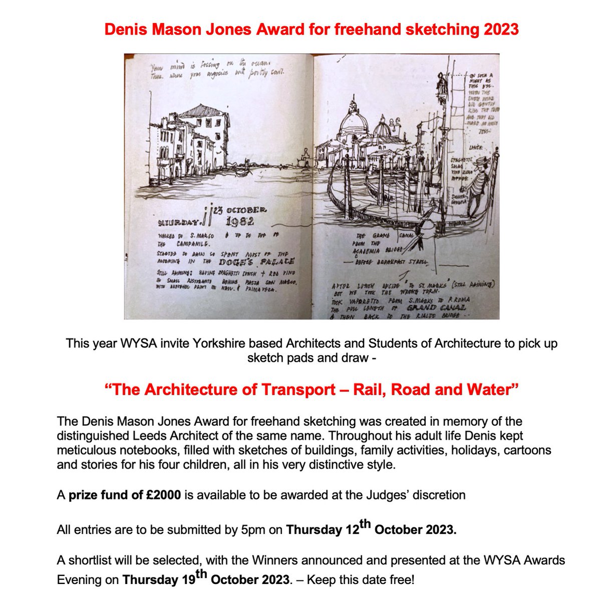 WYSA1876's tweet photo. Get sketching! Deadline approaching! https://t.co/eC7JP1gExW