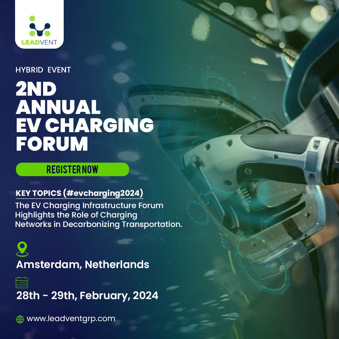 leadvent's tweet photo. Join the most prestigious event for professionals shaping the future of electric vehicle charging infrastructure!
https://t.co/7nxX8zZUug
#EVChargingForum #ChargingInfrastructureEvent #ElectricMobilityInnovation #SustainableTransportation #FutureOfMobility #EVChargingNetworks https://t.co/Ega6pqX25C