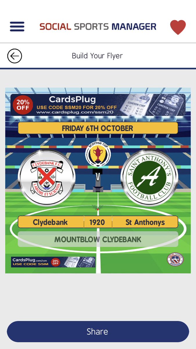 FcClydebank's tweet photo. Scottish Cup 2nd round on Friday night against a very tough opponent. 
Looking forward to another cracking game between these two teams. https://t.co/t9M3Z7CU3e