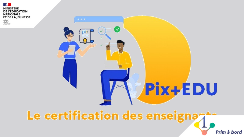 Enseignants 🧑‍🏫 👩‍🏫 | Se former

📌 PIX+EDU, développer ses compétences numériques

▶️ primabord.eduscol.education.fr/pix-edu

En moins deux heures :
✅ Tester ses compétences numériques pour l’éducation
✅ Accéder à des tutoriels et  ressources de formation en ligne