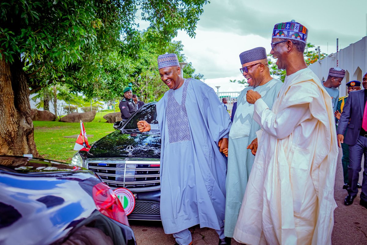 Equityoyo's tweet image. Yesterday, The Speaker of the House of Representatives, @Speaker_Abbas was at the Presidential Villa for the 63rd Independence anniversary celebration where President Bola Ahmed Tinubu cut the anniversary cake and signed a register. 

#independenceday2023