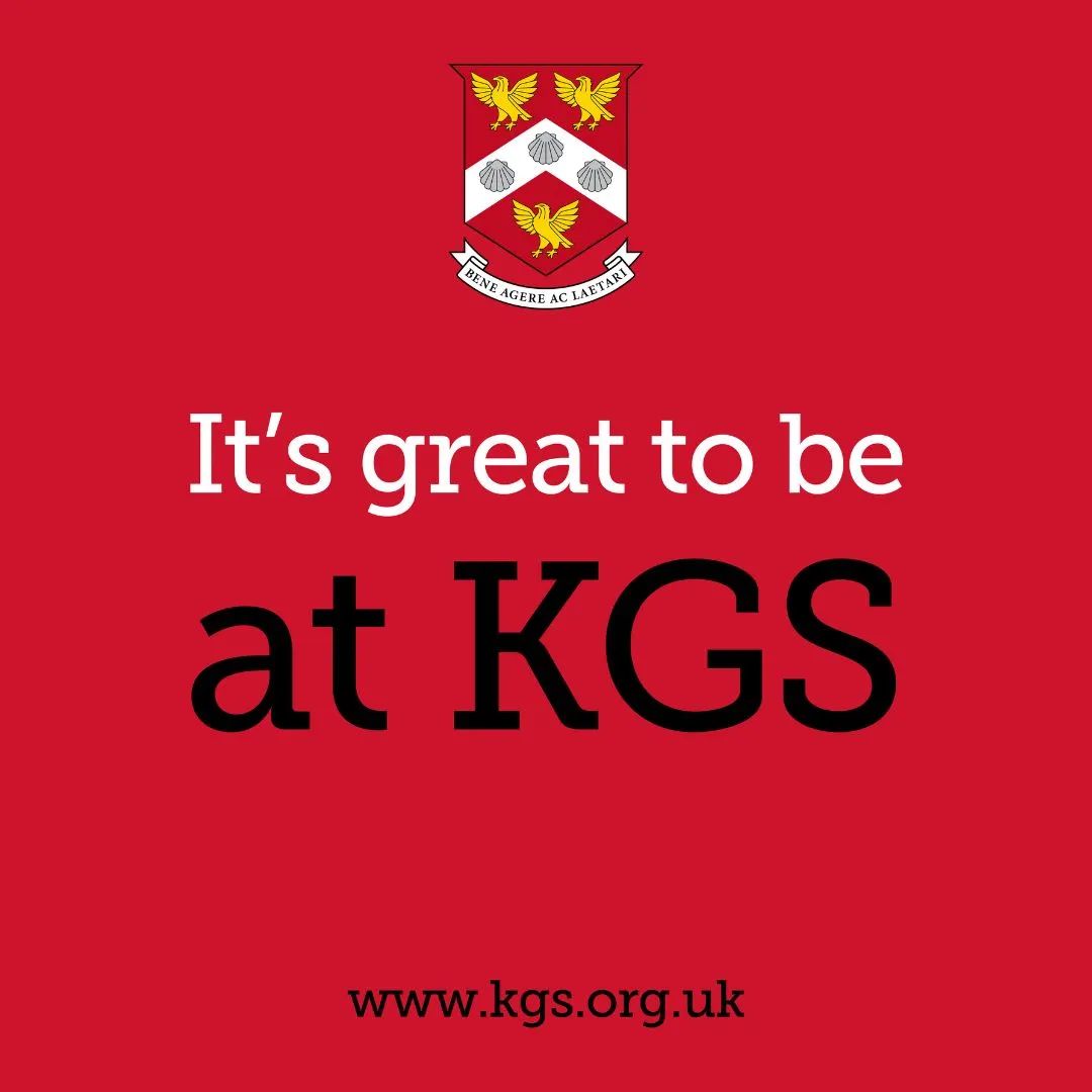 There is only one week to go until our 11+ & 16+ registration DEADLINE! Don’t miss it and apply now: buff.ly/44BZ4qp #GreatToBeAtKGS #ThisIsKGS @KGSheadmaster