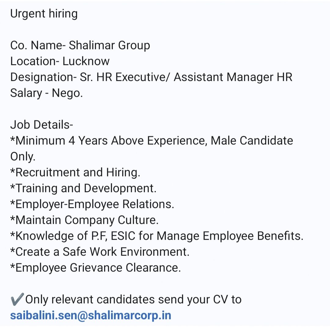 lucknowjob's tweet photo. https://t.co/rlixoMLdwJ