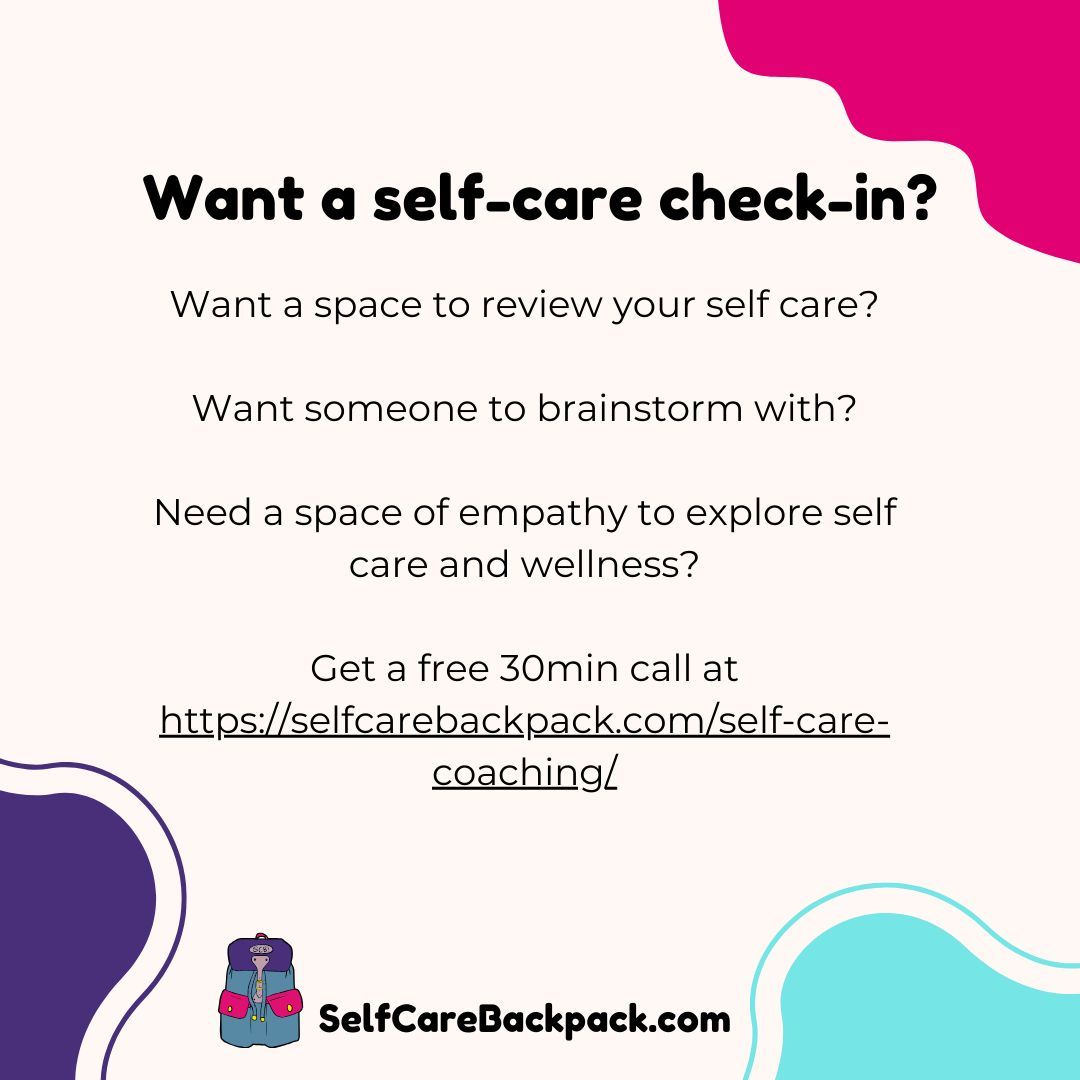 How is it October already? As it is a new month, I have space for some self-care check ins, You can get a free 30min chat to check in, see how you're doing, get some clarity, and boost your self care as we head into the end of the year. buff.ly/3bIkppq