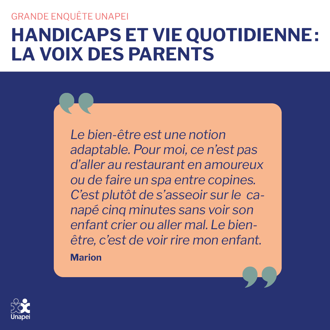 Unapei_infos's tweet photo. 1 - 🔵 L’#Unapei a lancé une grande #enquête auprès des parents pour mesurer l’impactde la situation de #handicap de leursprochessur leur vie quotidienne. Près de 4 000 personnes y ont contribuéentre janvier et avril 2023 :  Les résultats sont sans appel 👇 https://t.co/ODspWUdgsj