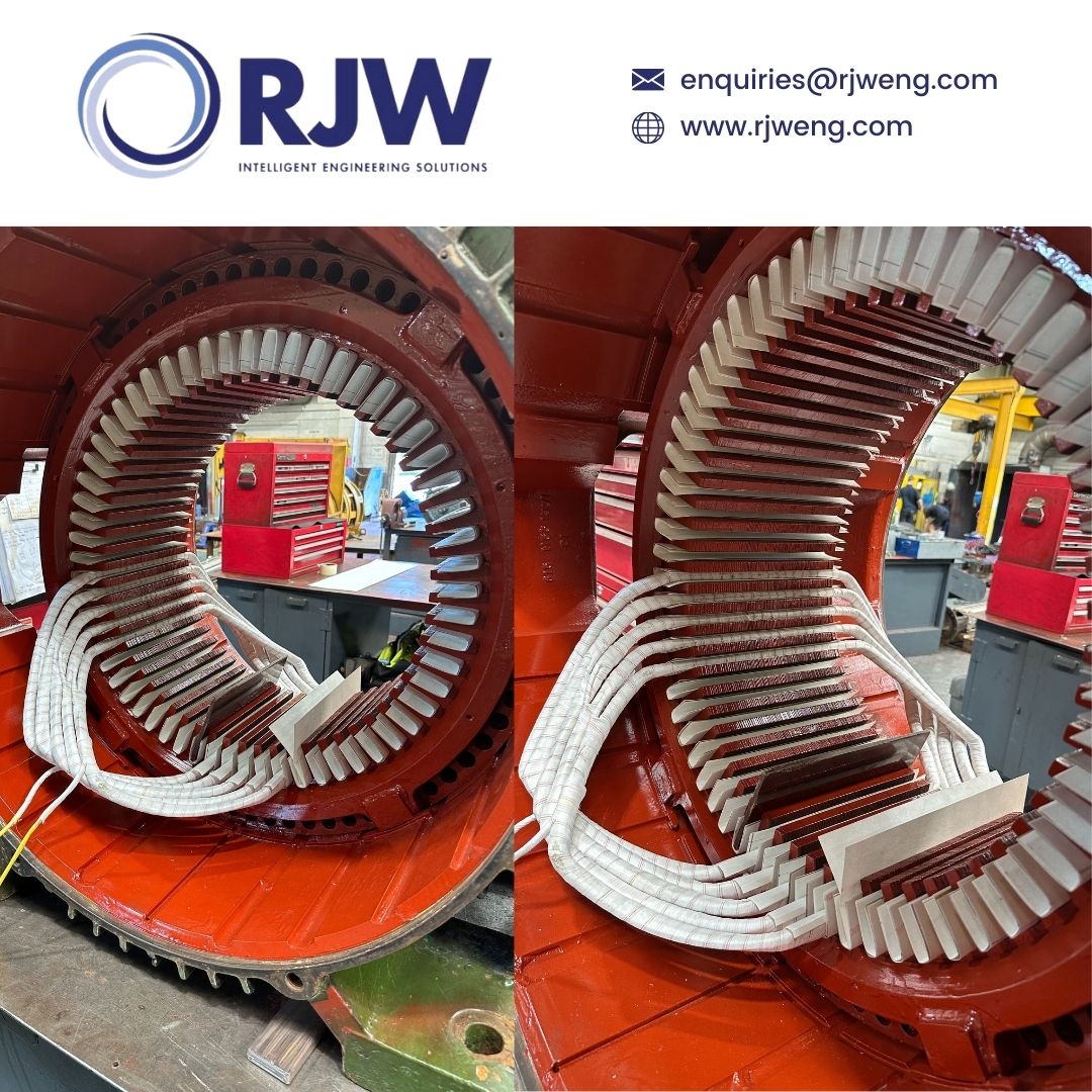 RJWEngineering's tweet photo. We have been rewinding motors for over 75 years, and we are confident that we can get this job done right. We use the latest technology and techniques to ensure that our work is of the highest quality. #RJWEngineering #MotorRewinding #Liverpool #ElectricalEngineering https://t.co/NHpw2ALcow