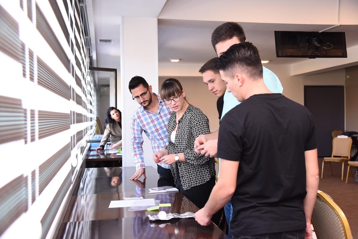 Velkovska_Ana's tweet photo. @iriglobal hosted the 1st module for the 2nd ALPI Gen in 🇲🇰, focused on behavior and professional communication! It was a pleasure to spend these days with highly motivated young people from 10 parties and 3 CSO committed to building a better future for 🇲🇰. Exciting months ahead! https://t.co/OB9NSfgMNf