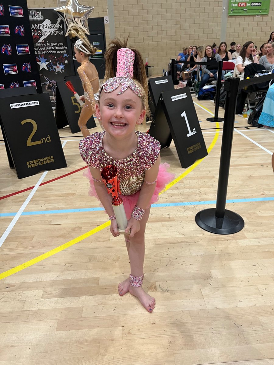 ShellEllis's tweet photo. @QueenboroughSN Delilah-Beau wants to show her teacher and friends her comp pictures from yesterday 🩷 https://t.co/zsgVKZaTkR