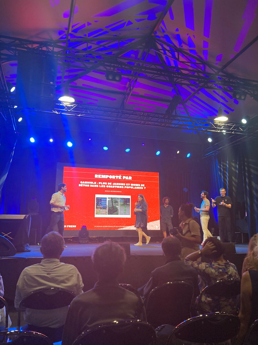 🤩 Honorées de voir le podcast sur les initiatives pour créer des ilots de fraicheur à Aubervilliers co-réalisé avec <a href="/k_benrhamous/">Kenza Benrhamous</a> pour #LaTerreDansTaFace d'<a href="/Alveole_Media/">Alvéole Média 🎧</a> gagner le prix documentaire et format long dans la catégorie prix radiophoniques d'écologie @FestivalFredd