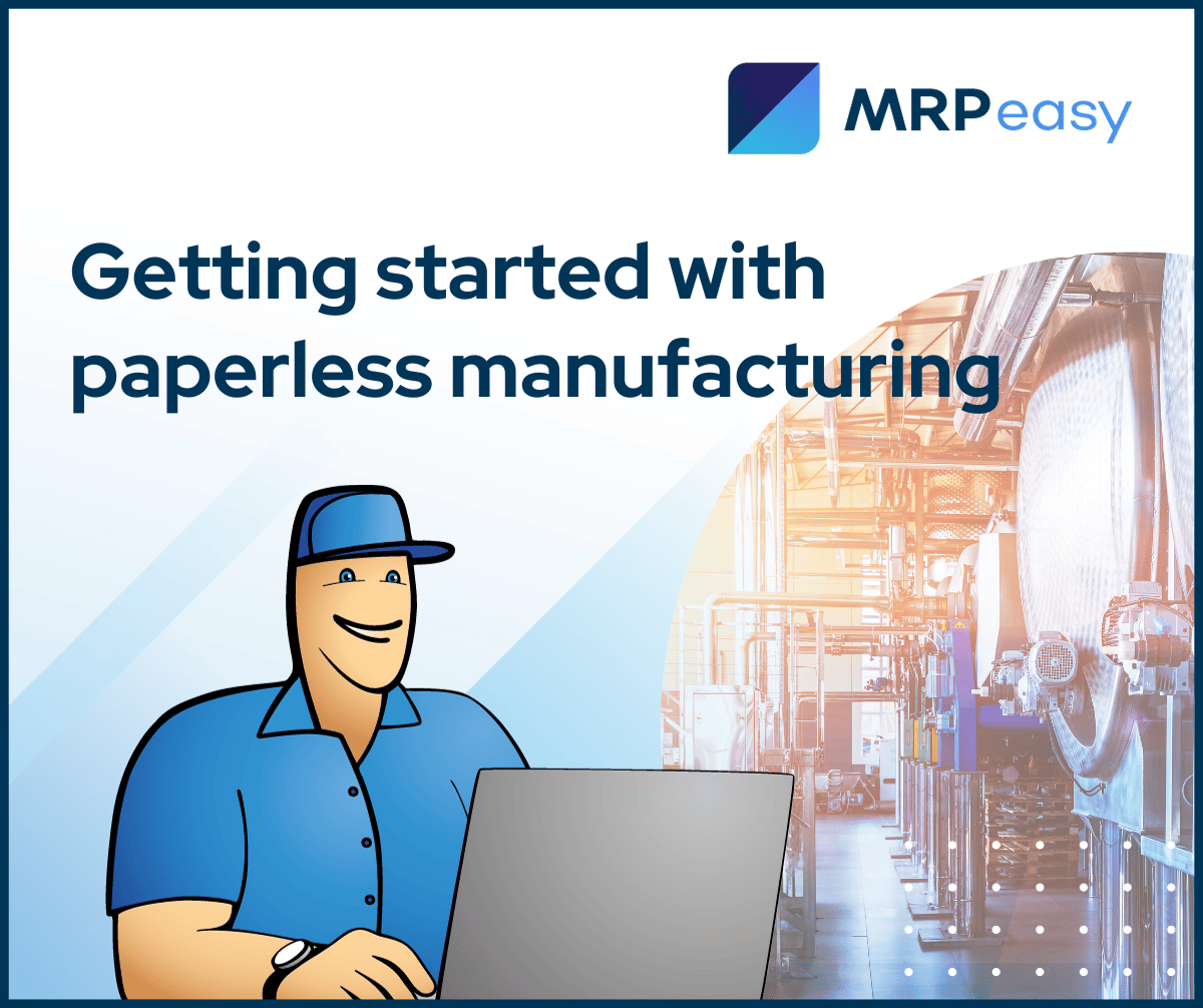 mrpeasy's tweet photo. Paperless manufacturing brings benefits such as:
☑️ Elimination of non-value-added tasks
☑️ Better traceability
☑️ Optimized scheduling
Learn how to get started: https://t.co/B9G5Vc71uR
#paperlessmanufacturing #digitaltransformation #manufacturing #MRPsoftware https://t.co/yEOR4IMvf6